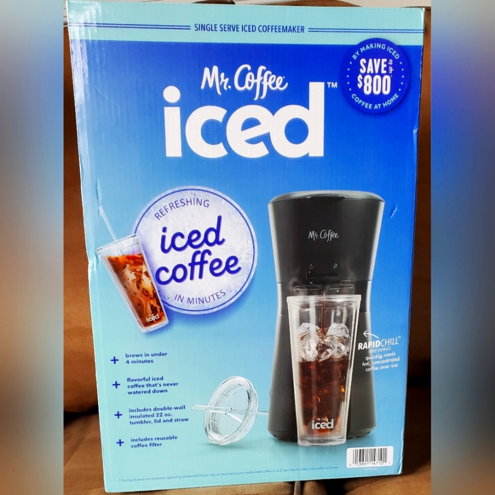 NEW IN BOX Mr. Coffee Iced Coffee Maker